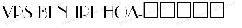 VPS Ben Tre Hoa字体转换